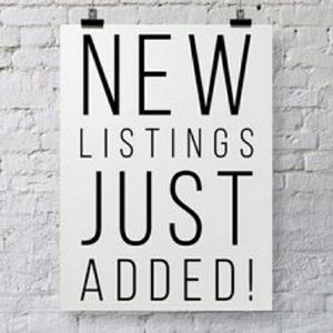 Check out all the new listings! Prices negotiable